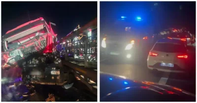 Accidentele se țin lanț pe DEx12, sensul Pitești–Craiova! Trafic complet OPRIT