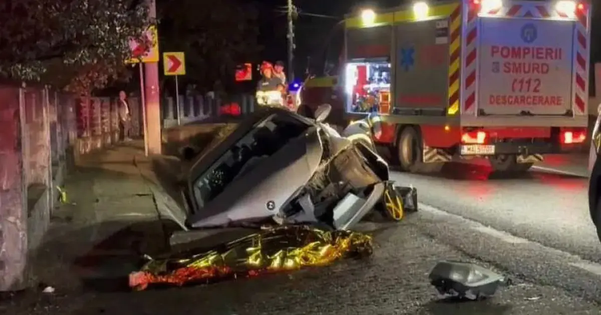 Accident de coșmar! Femeie de 40 de ani moartă pe loc! Impact devastator cu un cap de pod!