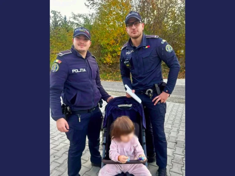 Fetiță de nici doi ani, găsită pe marginea unui drum. Ce a spus polițiștilor persoana care trebuia să aibă grijă de ea