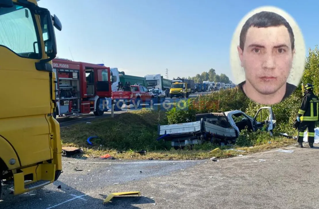 Tragedie în Italia: Un român de 33 de ani a murit spulberat între două TIR-uri! Imagini șocante și detalii cutremurătoare despre accidentul de pe drumul Romea