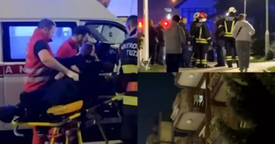 IMAGINILE DURERII! Ți se rupe sufletul. Bătrânii morți și răniți în incendiul de la azil, scoși pe targă din calea flăcărilor