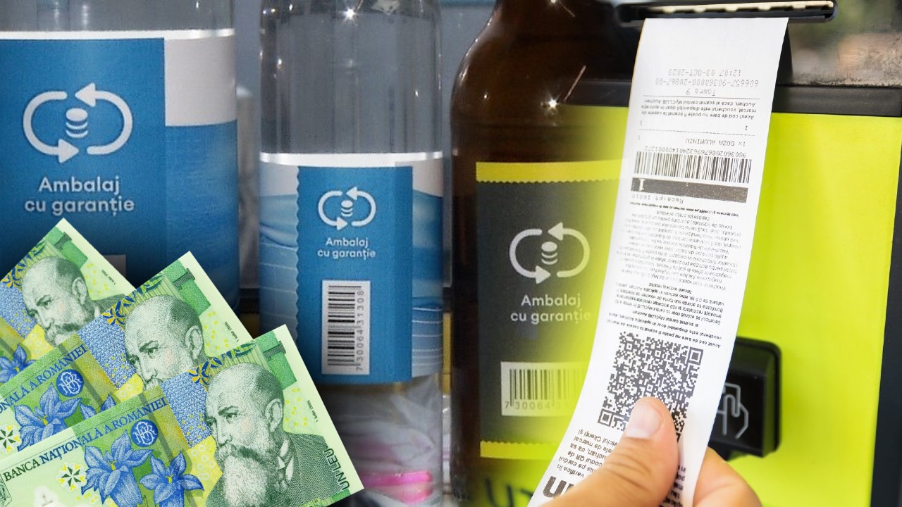 Cum să faci 2.500 de lei pe lună din sticle goale! Românii care stau 5 ore la coadă la SGR au dat lovitura