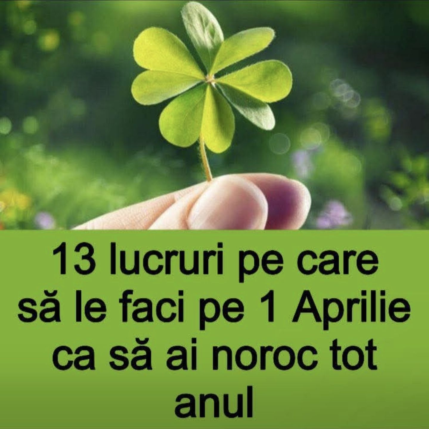 Rostește această FRAZĂ de trei ori pe 1 aprilie ca să atragi…