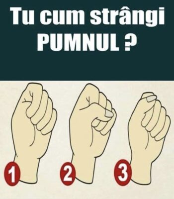 Modul în care îți strângi PUMNUL arată despre TINE că…