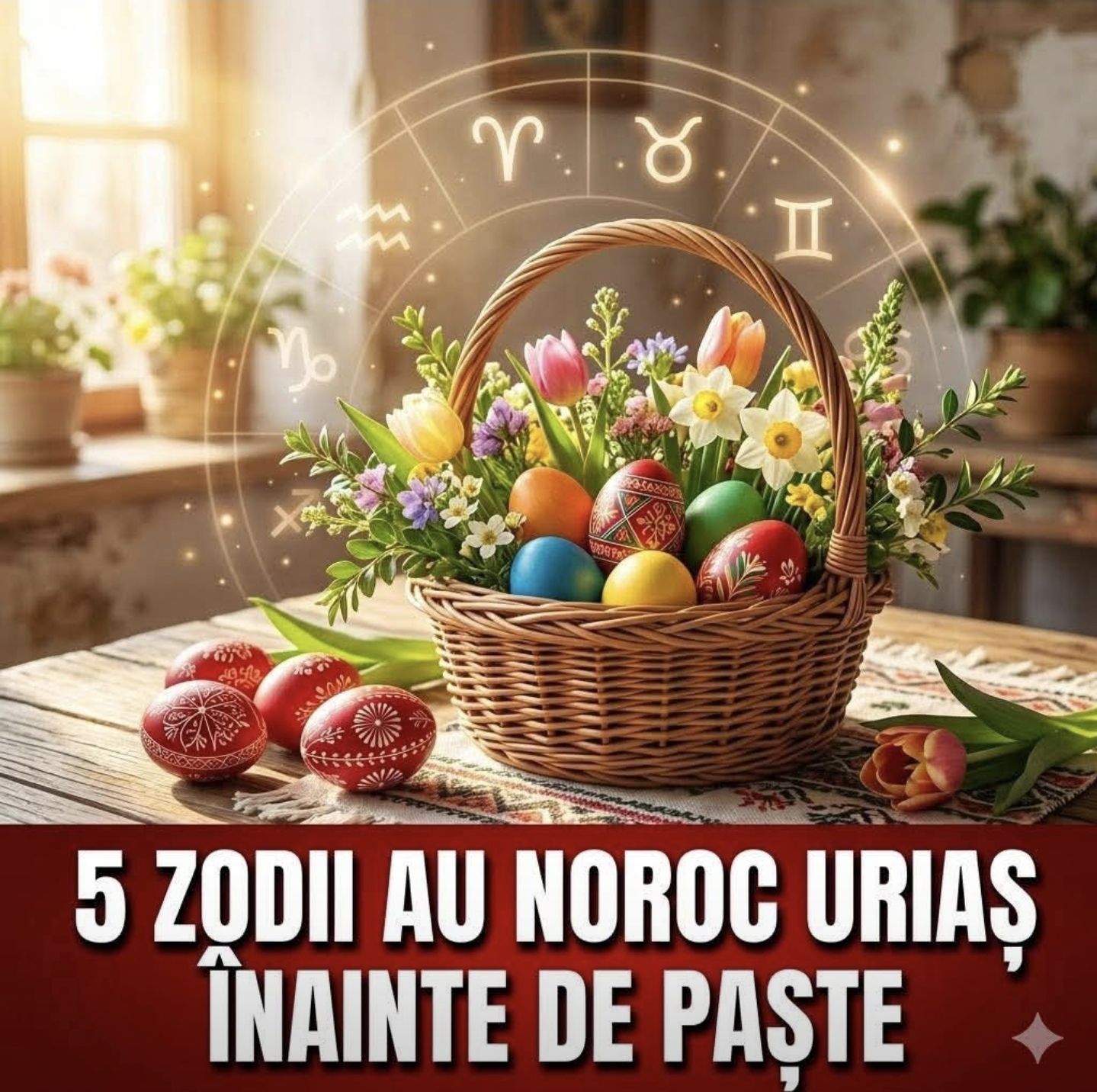 Astrele aduc NOROC neașteptat înainte de Paște pentru cele cinci zodii care…
