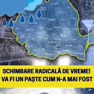 Temperaturile de VARĂ dispar BRUSC și ploile se transformă de mâine în…