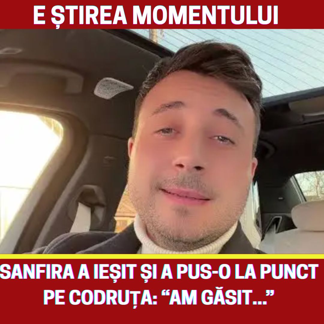 Valentin Sanfira a REACȚIONAT după dezvăluirile Codruței Filip și a transmis un MESAJ…