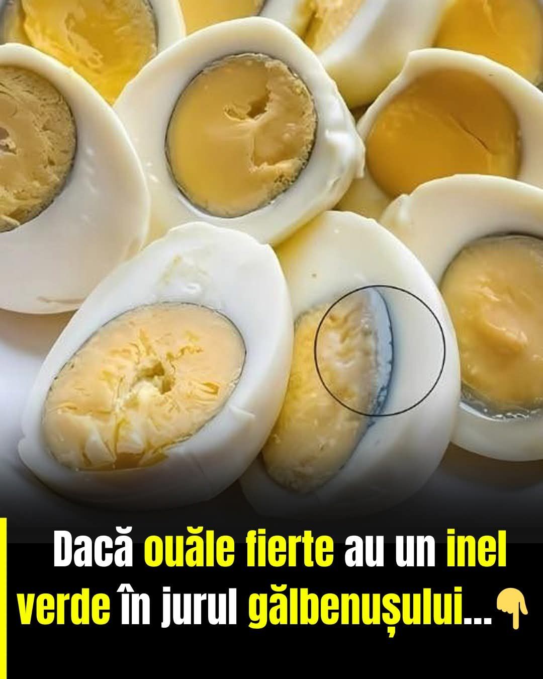 De ce apare inelul VERZUI la ouăle fierte și ce se întâmplă dacă…