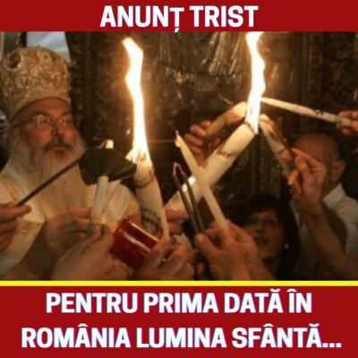 Pelerinii au ACCESUL INTERZIS, însă Lumina Sfântă va fi adusă doar printr-un…