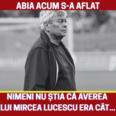 Lumea sportului este ÎN LACRIMI după ce marele antrenor Mircea Lucescu a…