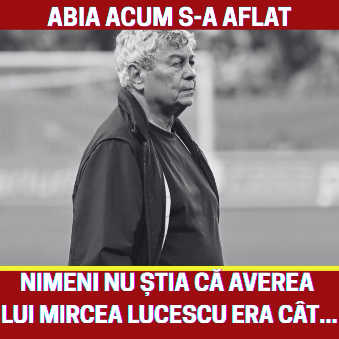 Lumea sportului este ÎN LACRIMI după ce marele antrenor Mircea Lucescu a…