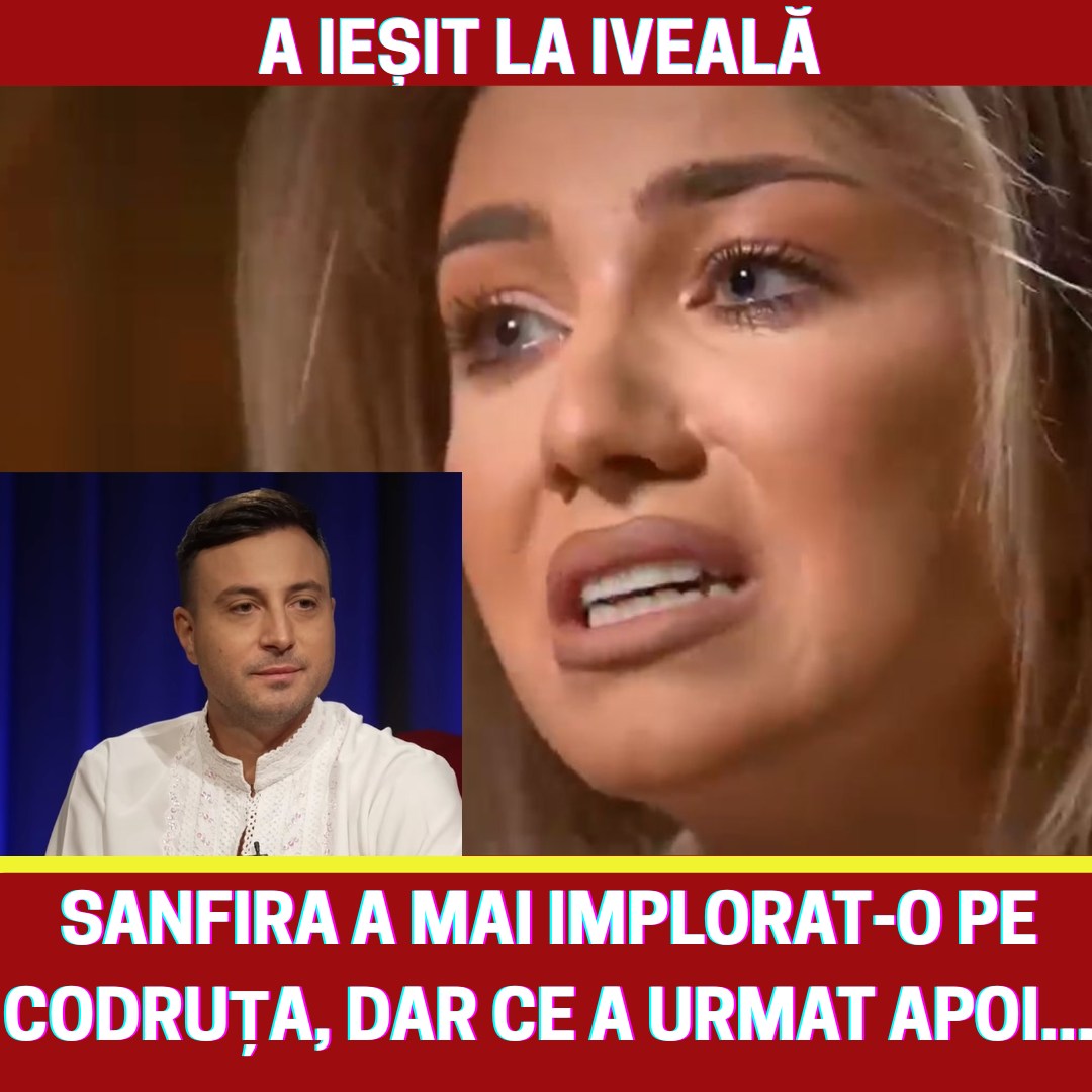 Codruța Filip a cerut o NOUĂ ȘANSĂ, însă Valentin Sanfira a refuzat să…