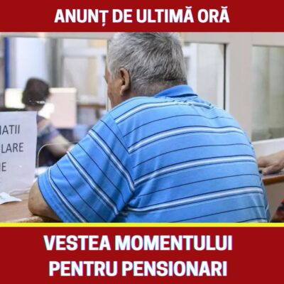 S-a aflat SUMA medie primită acum de milioane de pensionari: este de…
