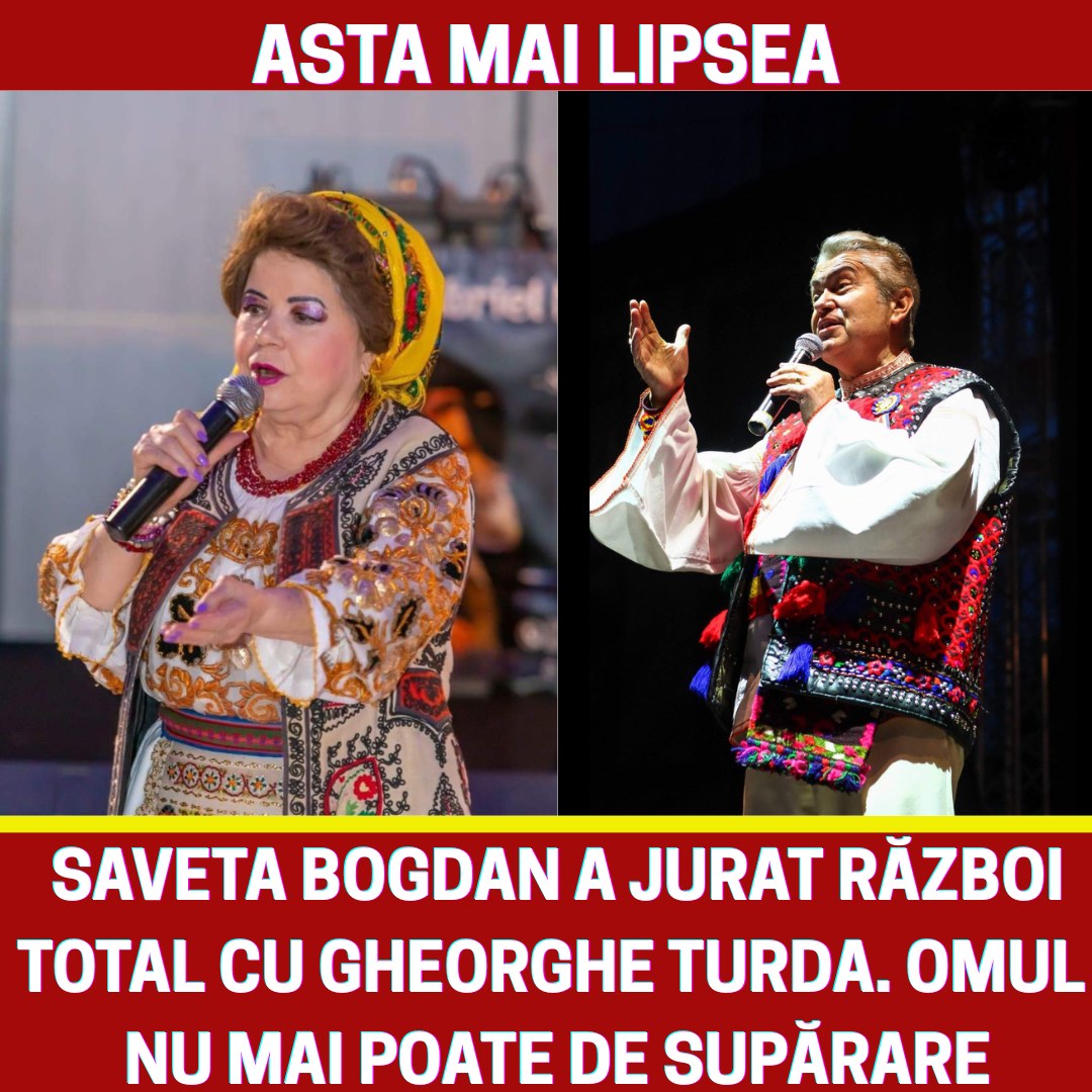 Saveta Bogdan a luat o DECIZIE RADICALĂ împotriva lui Gheorghe Turda după ce…