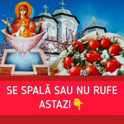 MARE SĂRBĂTOARE în calendarul ortodox: Iată ce este strict INTERZIS să faci…
