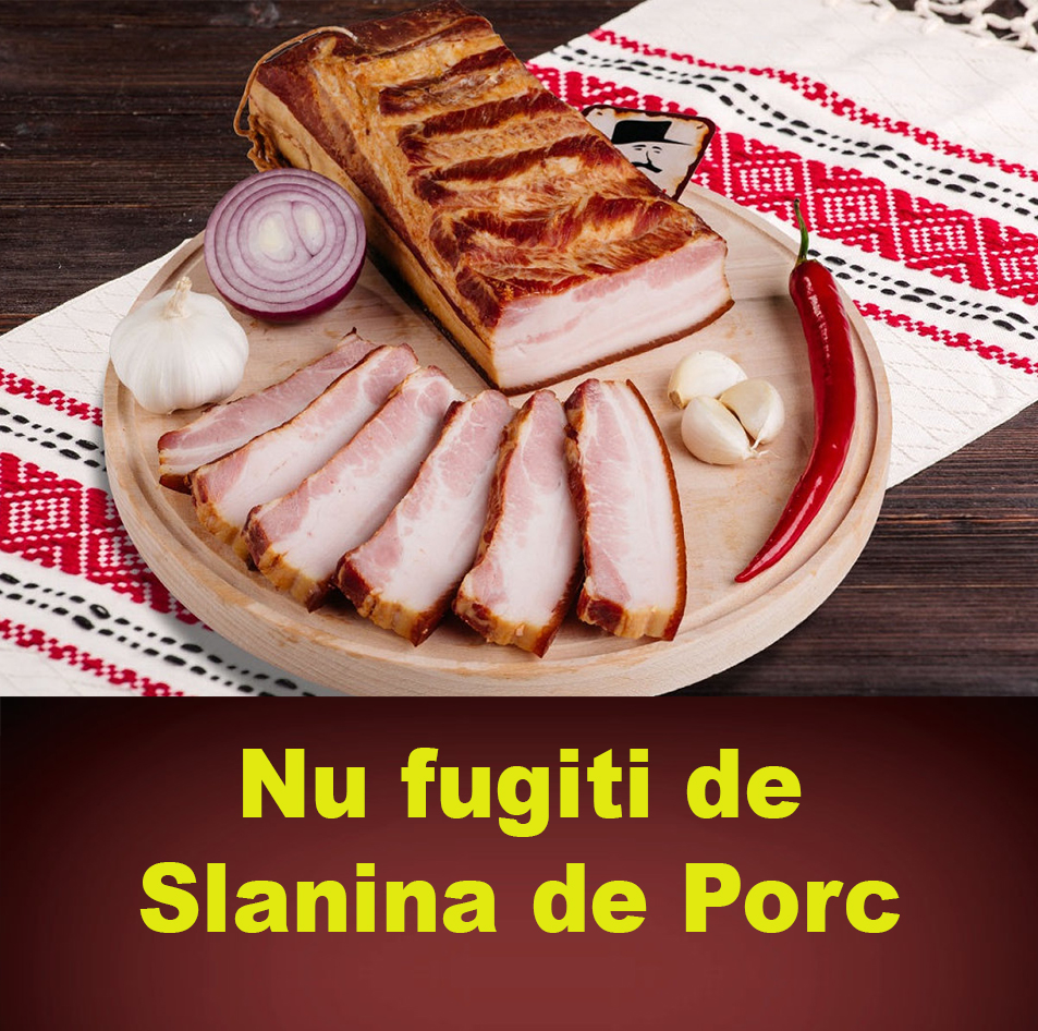 Mihaela Bilic dezvăluie de ce SLĂNINA este la fel de SĂNĂTOASĂ ca și…