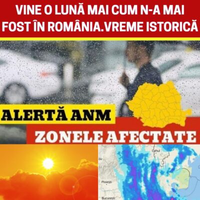 Un MONSTRU meteorologic lovește în luna mai, iar totul se schimbă începând cu…