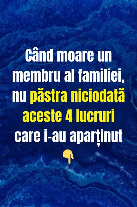 LISTA obiectelor care îți pun SĂNĂTATEA în pericol dacă le păstrezi după un…