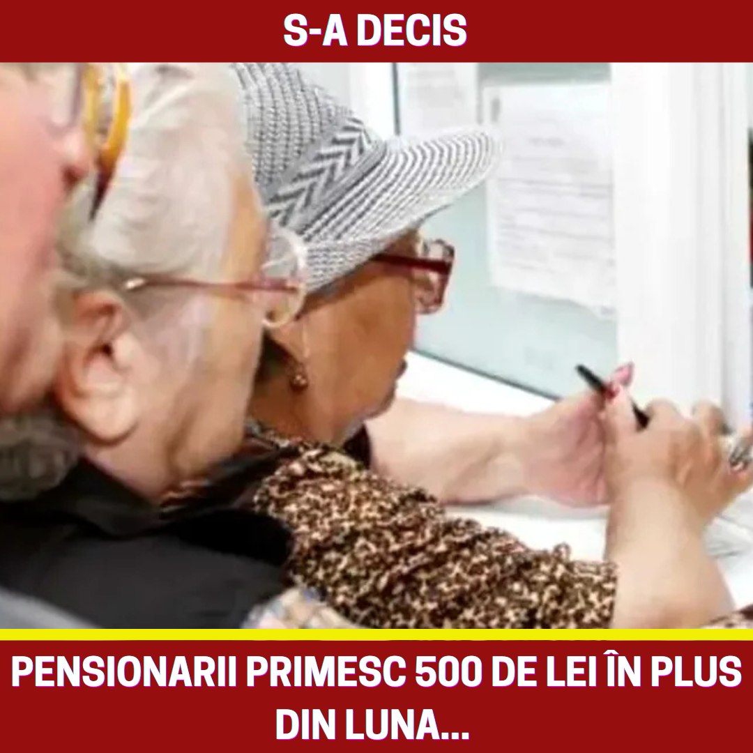 Milioane de PENSIONARI primesc BANI în plus, însă plata se va face pe…