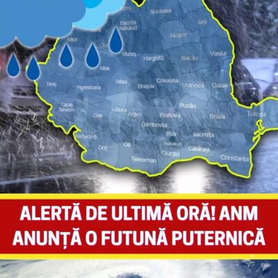 Vântul va sufla cu o VITEZĂ URIAȘĂ de până la…