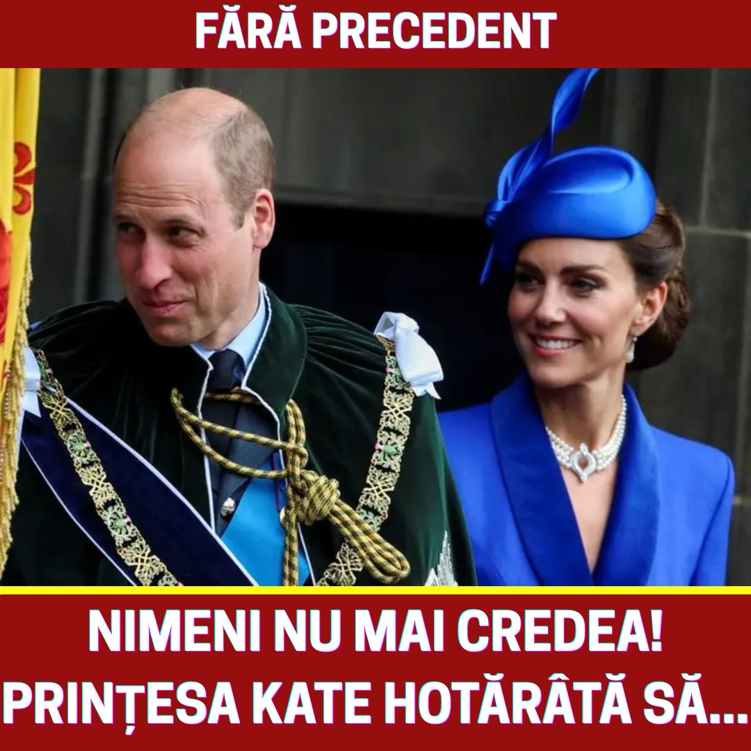 Prințesa Kate a luat o DECIZIE SURPRIZĂ și pleacă săptămâna viitoare în…