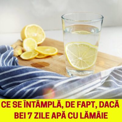 A băut apă cu lămâie șapte zile, iar REZULTATUL REAL a fost…