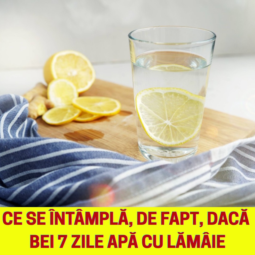 A băut apă cu lămâie șapte zile, iar REZULTATUL REAL a fost…