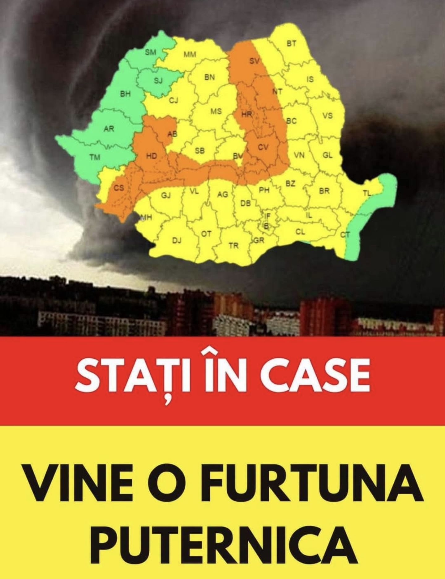 METEOROLOGII au emis o nouă AVERTIZARE care intră în vigoare de la…