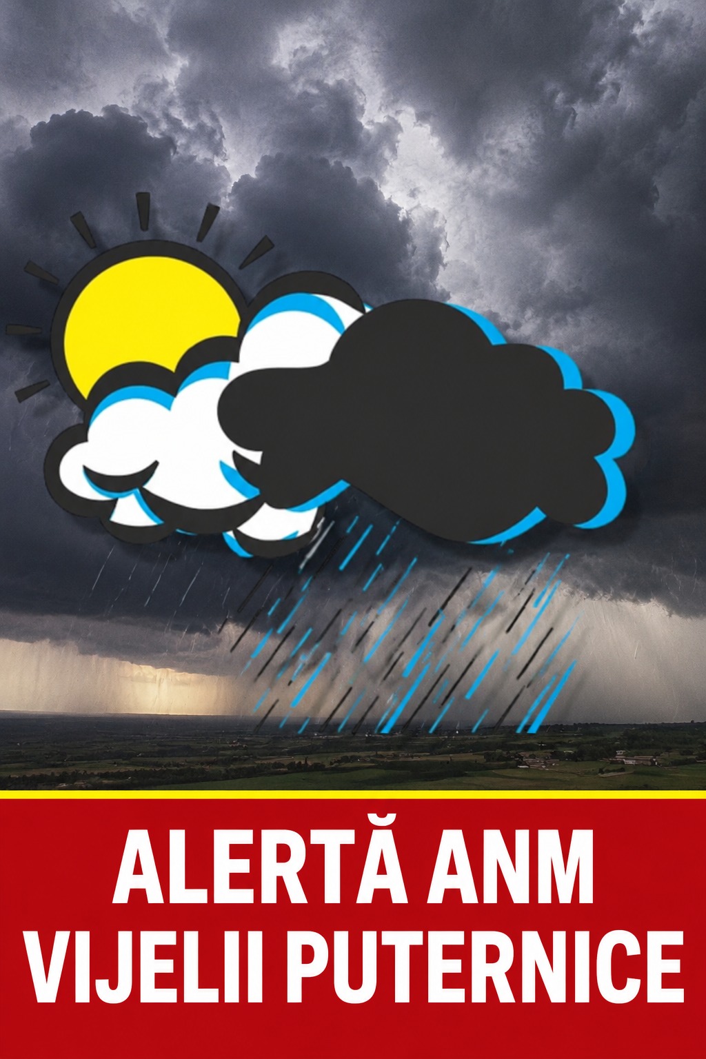 Meteorologii au emis un COD GALBEN de vânt valabil până…