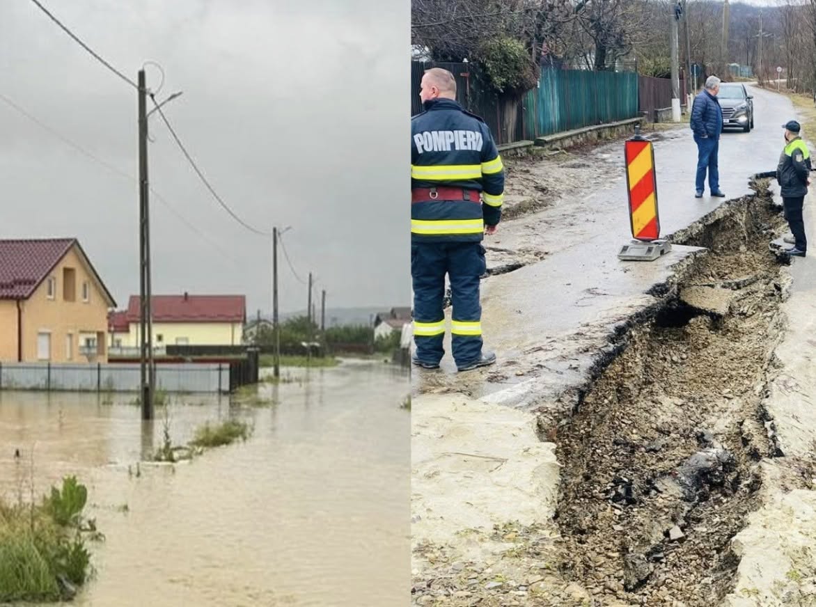 Zeci de familii au rămas IZOLATE după ce drumul de acces a fost distrus…