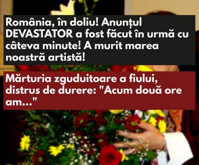 DOLIU imens în folclor: a încetat din viață marea interpretă…