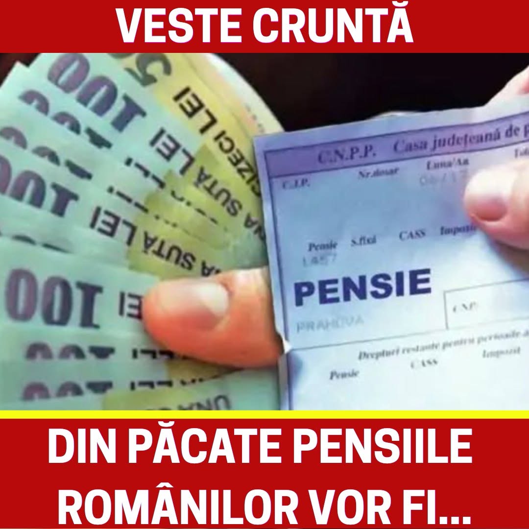 Pensiile ar putea rămâne ÎNGHEȚATE anul viitor dacă autoritățile nu îndeplinesc condițiile impuse de…
