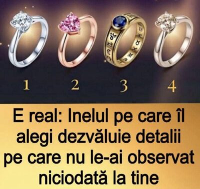 ALEGE un inel și află ce spune acesta despre caracterul tău…