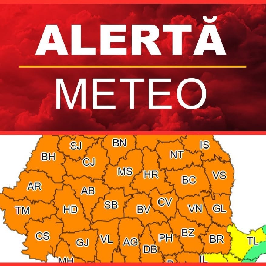 ANM a emis un COD GALBEN de furtuni care va lovi curând…