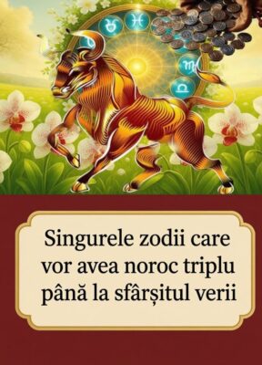 Aceste 4 zodii vor avea parte de NOROC triplu până la sfârșitul verii…