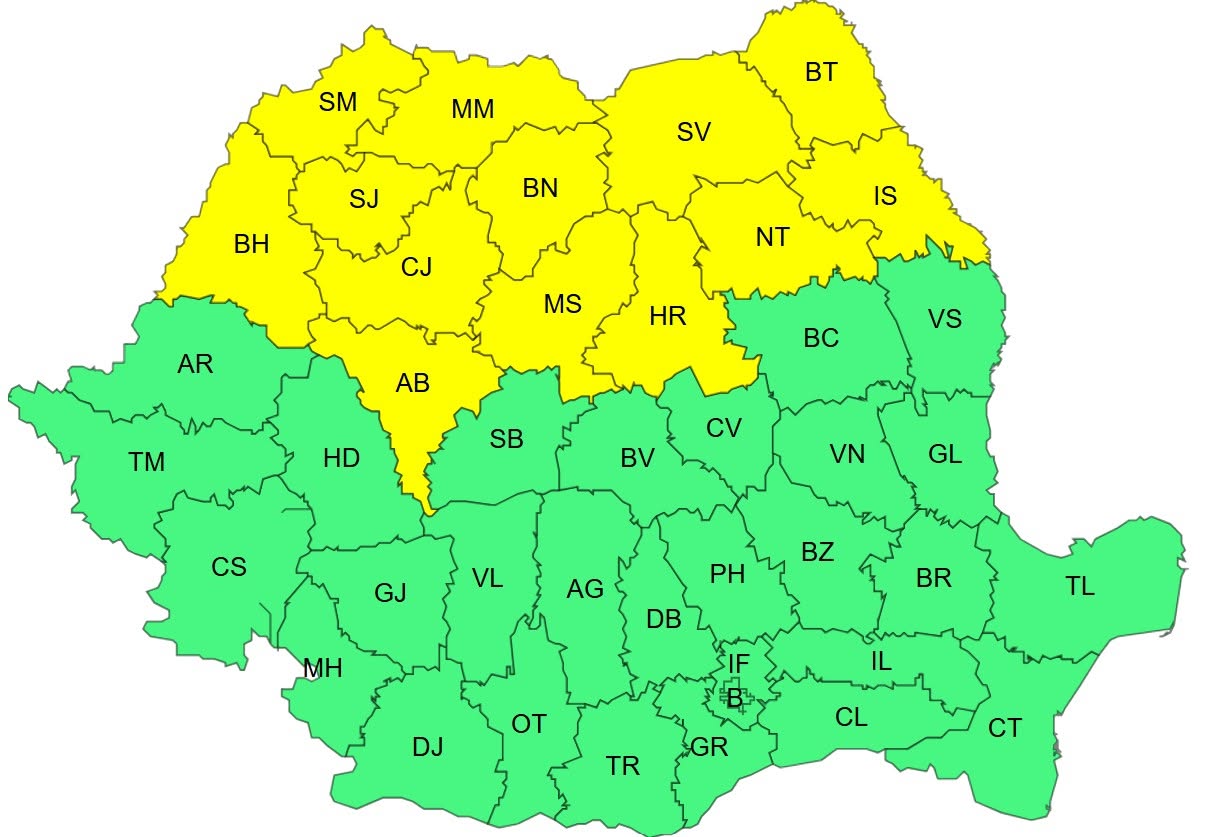 Meteorologii avertizează că urmează FURTUNI violente și grindină începând cu ziua de…