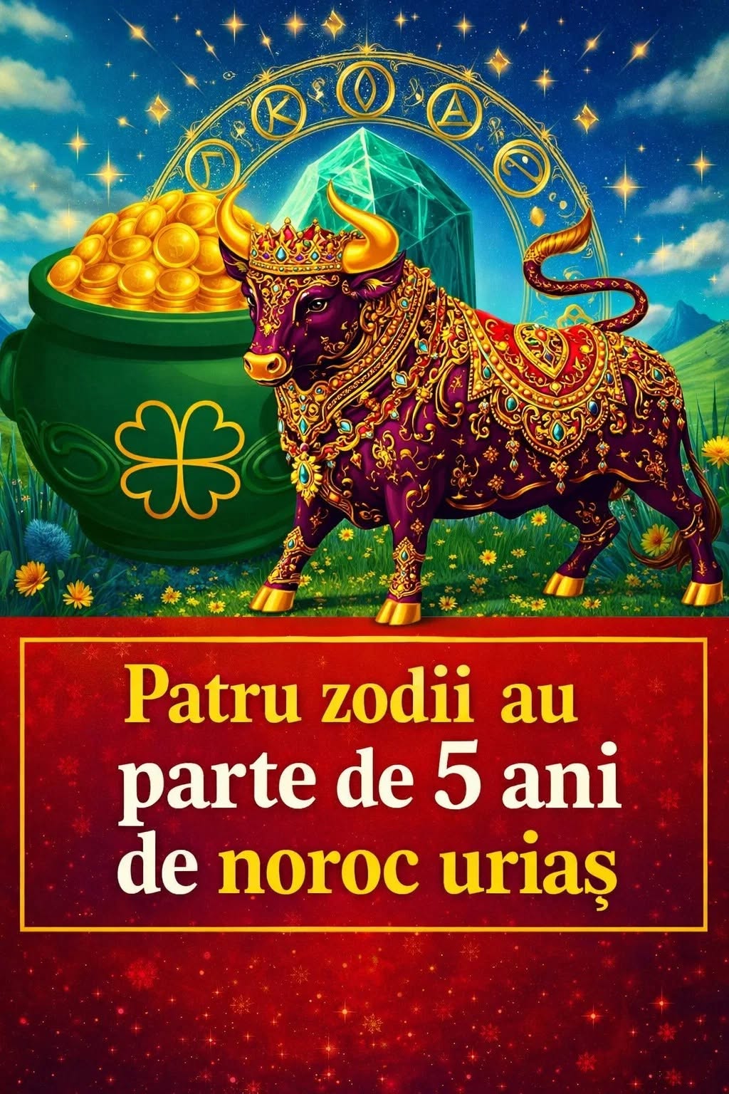 Patru zodii vor avea parte de un NOROC uriaș în următorii ani…