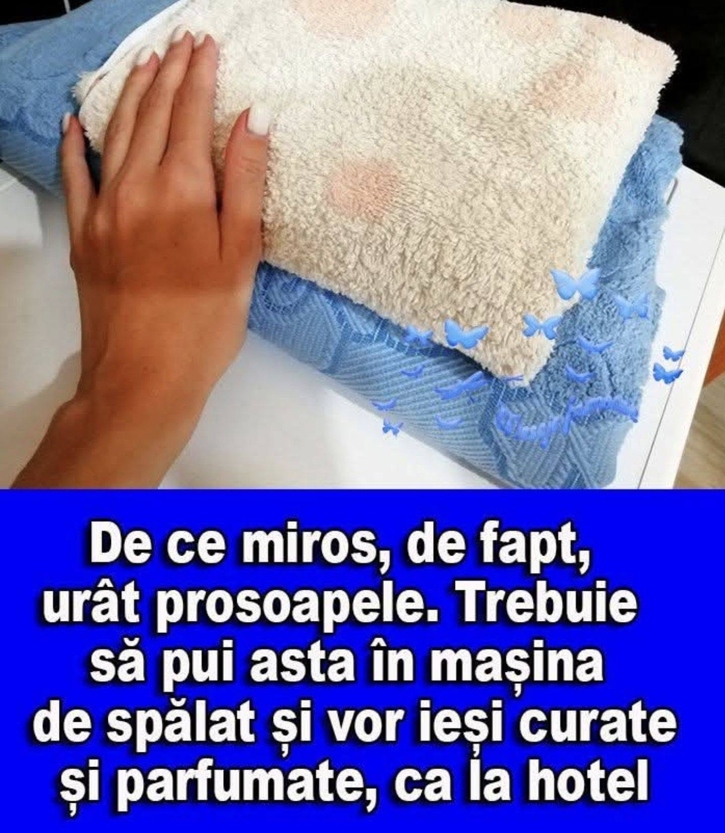 De ce miros, de fapt, urat prosoapele. Cu acest truc vei scapa pentru totdeauna de problema