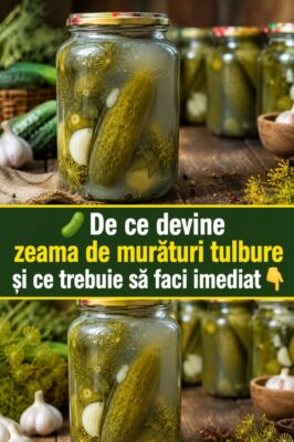 De ce devine zeama de muraturi tulbure si cum poti salva borcanul in ultimul moment