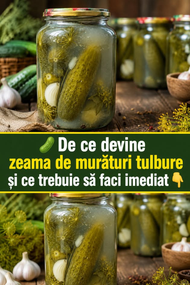 De ce devine zeama de muraturi tulbure si cum poti salva borcanul in ultimul moment