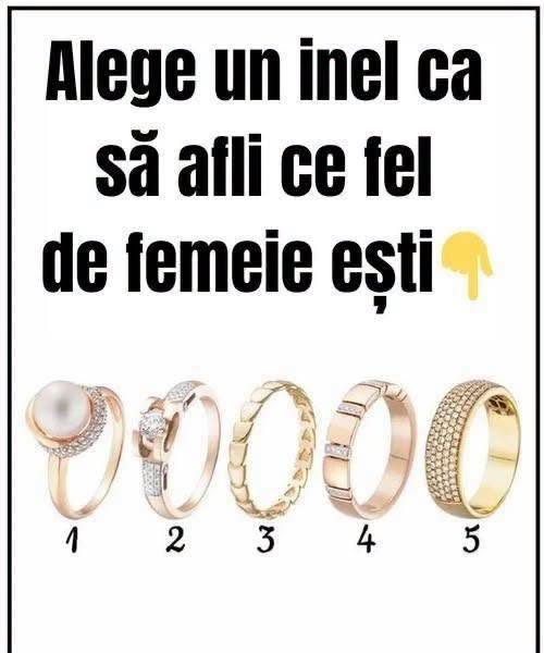 Alege Un Inel și Află Ce Dezvăluie Despre Tine Ca Femeie. Răspunsurile Te Vor Pune Pe Gânduri