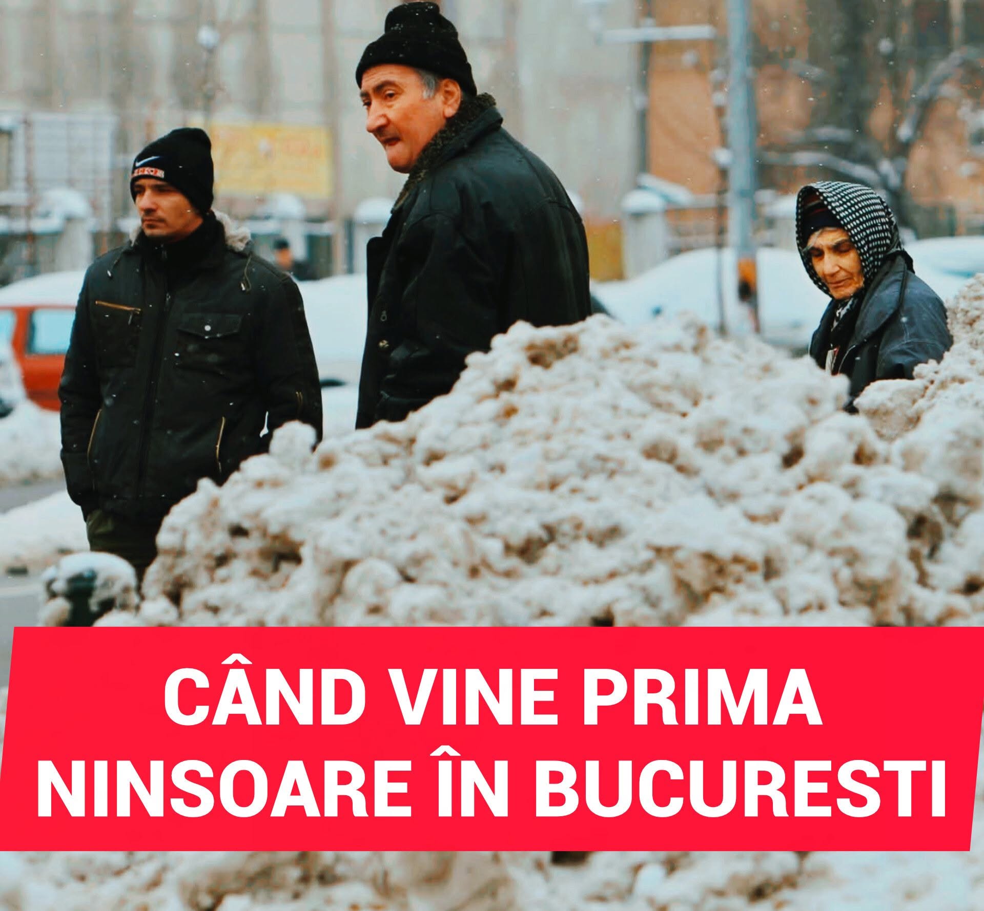 Data la care este așteptată prima ninsoare în București. Anunțul făcut de meteorologii AccuWeather