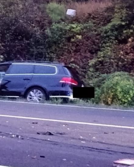Impact FRONTAL pe DN1, la ieșirea din Brașov! SMURD și ambulanța au intervenit!